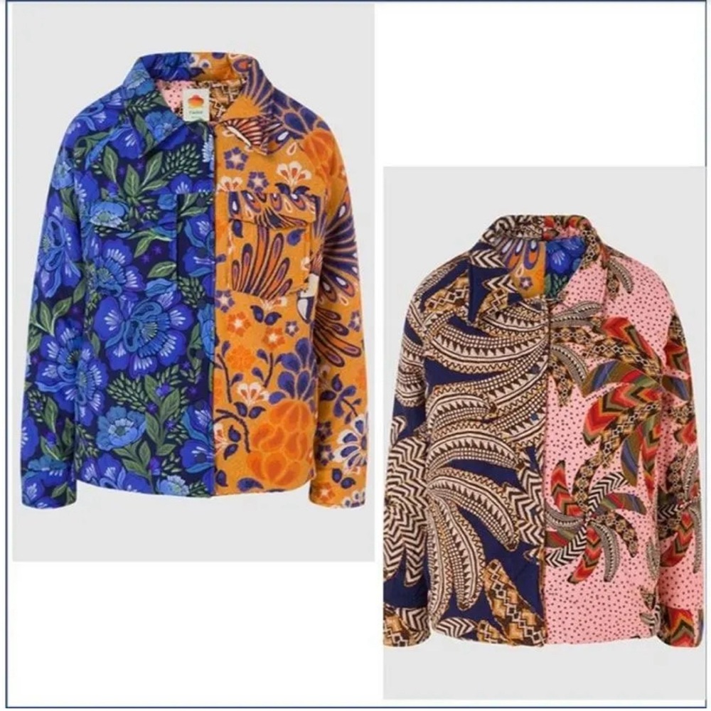 FARM RIO WOMEN DOUBLE FACE JACKET MULTICOLORED